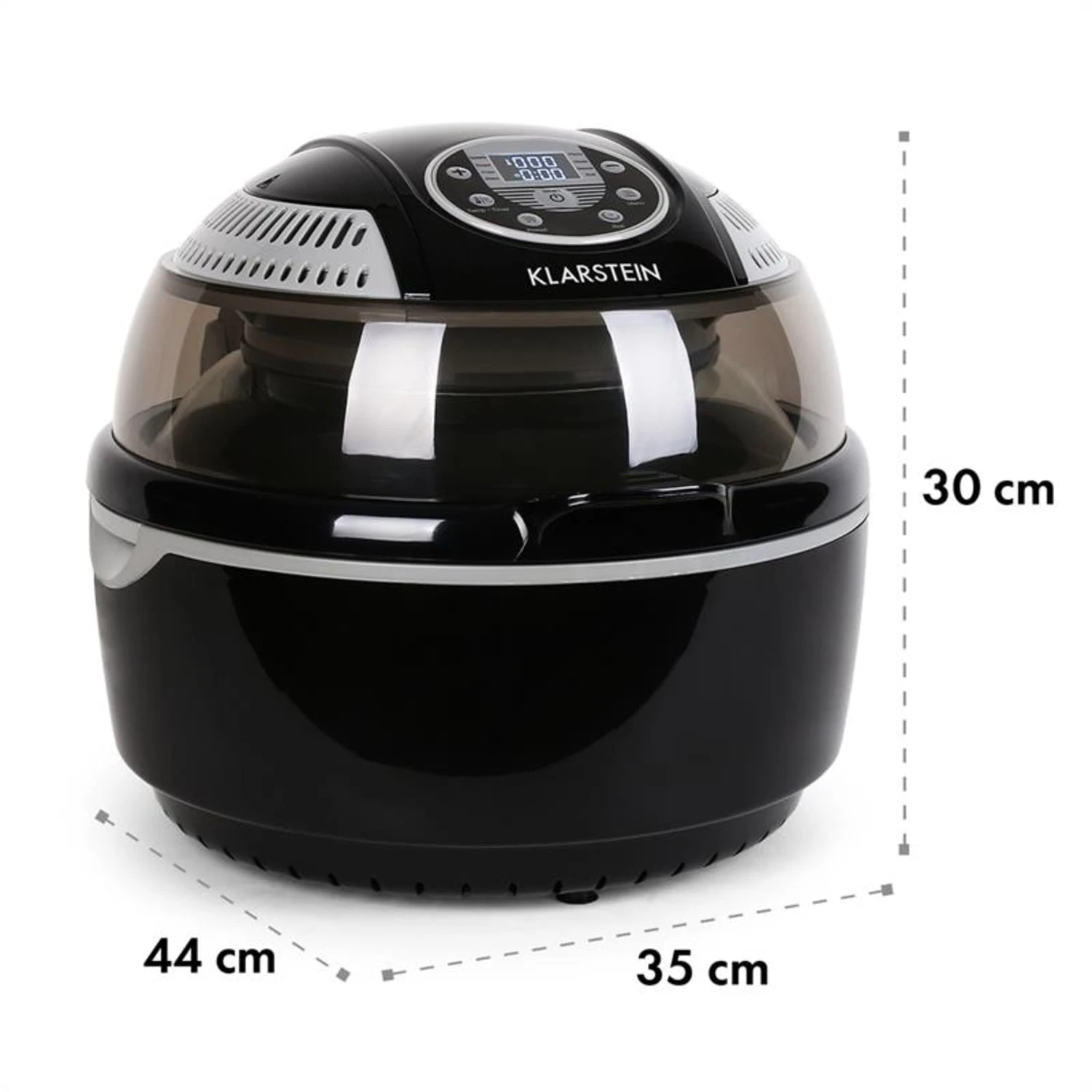 VitAir Heißluftfritteuse Schwarz 1400W Grillen Backen 9 Liter 11 VitAir Heißluftfritteuse Schwarz 1400W Grillen Backen 9 Liter – Bild 9