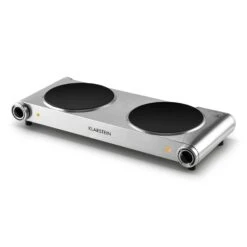 Captain Cook² Doppel-Kochplatte Infrarot 2400W Edelstahl -kitchentools Verkäufe 10027875 yy 0006 titel Klarstein Captain Cook Doppel Kochplatte