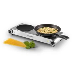 Captain Cook² Doppel-Kochplatte Infrarot 2400W Edelstahl -kitchentools Verkäufe 10027875 yy 0007 titel Klarstein Captain Cook Doppel Kochplatte