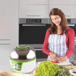 VitAir Turbo Heißluftfritteuse Grün-weiß 1400W Grillen Backen 9l -kitchentools Verkäufe 10028288 yy 0004 ambient klarstein vitair heissluft frieteuse