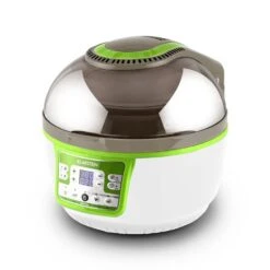 VitAir Turbo Heißluftfritteuse Grün-weiß 1400W Grillen Backen 9l -kitchentools Verkäufe 10028288 yy 0009 titel 08 Klarstein VitAir Heissluftfritteuse gruen weiss