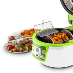 VitAir Turbo Heißluftfritteuse Grün-weiß 1400W Grillen Backen 9l -kitchentools Verkäufe 10028288 yy 0010 ambient klarstein vitair heissluft frieteuse