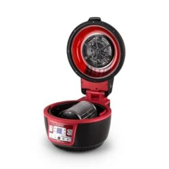 VitAir Turbo Heißluftfritteuse Rot-schwarz 1400W Grillen Backen 9l -kitchentools Verkäufe 10028289 yy 0007 titel Klarstein VitAir Heissluftfritteuse