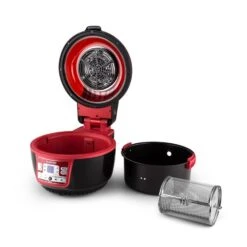 VitAir Turbo Heißluftfritteuse Rot-schwarz 1400W Grillen Backen 9l -kitchentools Verkäufe 10028289 yy 0008 titel Klarstein VitAir Heissluftfritteuse