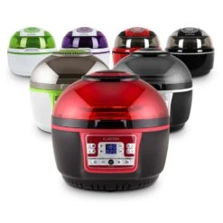 VitAir Turbo Heißluftfritteuse Rot-schwarz 1400W Grillen Backen 9l -kitchentools Verkäufe 10028289 yy 0011 variant