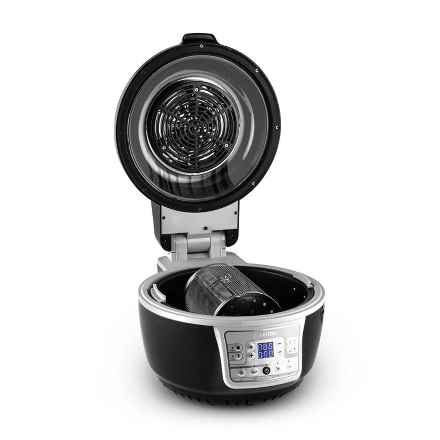 VitAir Turbo Heißluftfritteuse Grau-schwarz 1400W Grillen Backen 9l 4 VitAir Turbo Heißluftfritteuse Grau-schwarz 1400W Grillen Backen 9l - Image 2