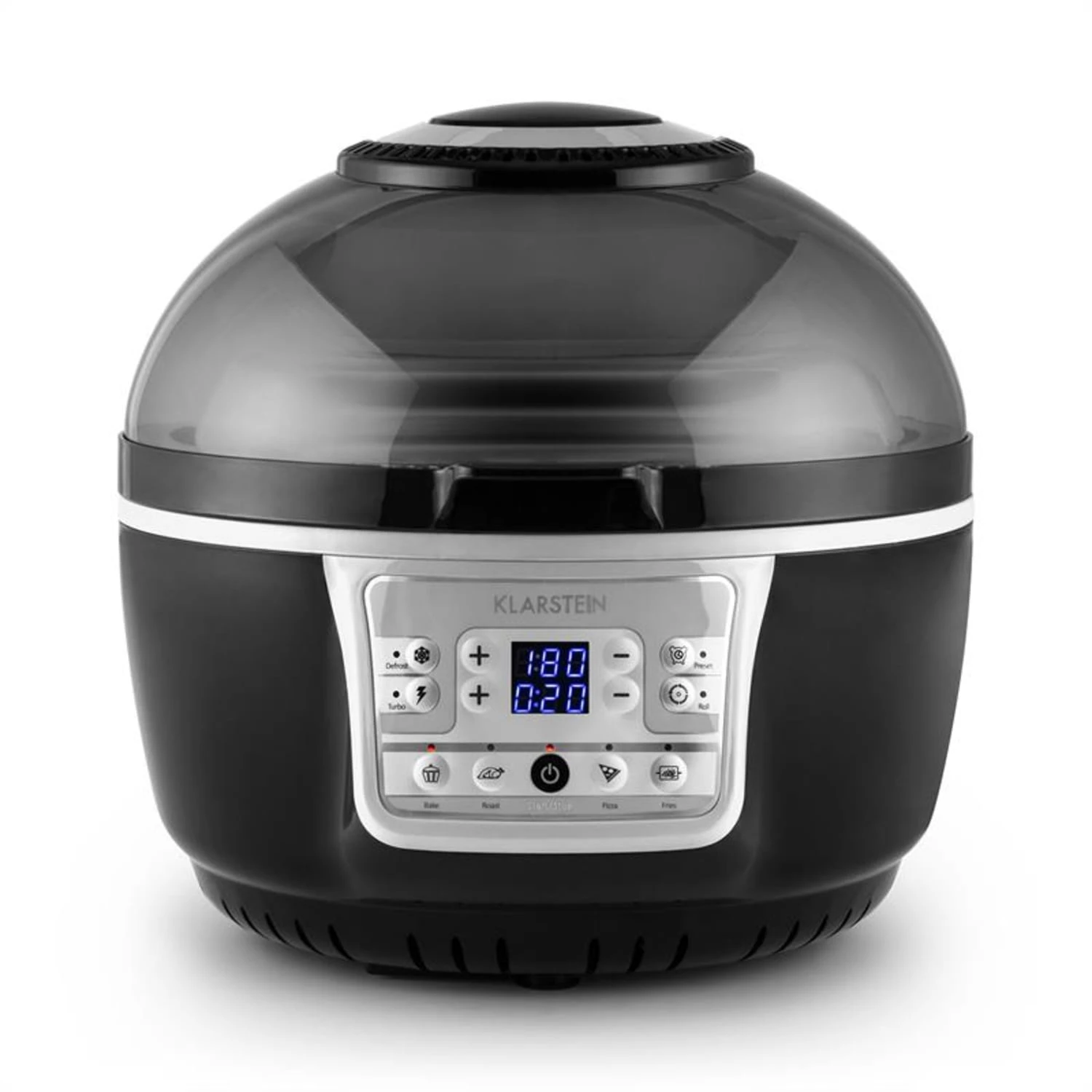 VitAir Turbo Heißluftfritteuse Grau-schwarz 1400W Grillen Backen 9l 7 VitAir Turbo Heißluftfritteuse Grau-schwarz 1400W Grillen Backen 9l - Image 5