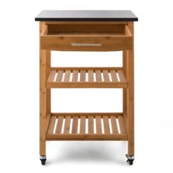 Tennessee Servierwagen Küchenwagen 4 Etagen Holz Granit Mobil -kitchentools Verkäufe 10028590 uk 0003 detail