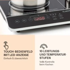 VariCook Slim Doppel-Induktionskochplatte 3500 W Timer 240° C Touch -kitchentools Verkäufe 10030684 de 0004 logo