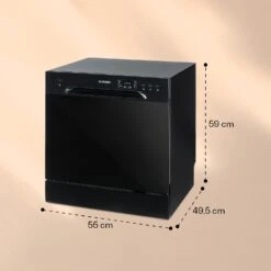 Amazonia 8 Geschirrspülmaschine 1620 Watt 8 Maßgedecke 49 DB Aquastop -kitchentools Verkäufe 10031525 yy 0006 logo