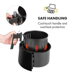 AirVital Heißluftfritteuse 1300W 2,5l CeraPlus-Antihaft Touch Schwarz -kitchentools Verkäufe 10032332 yy 0008 logo Klarstein AirVital Heissluftfritteuse 1300W schwarz