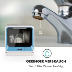 Amazonia Mini Geschirrspülmaschine 6 Programme LED-Display -kitchentools Verkäufe 10032678 de 0006 logo