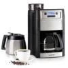 Aromatica II Duo Kaffeemaschine, Integriertes Mahlwerk, 1,25 L Silber -kitchentools Verkäufe 10032865 yy 0001 titel Klarstein Aromatica II Duo Kaffeemaschine schwarz