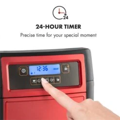 Aromatica II Duo Kaffeemaschine, Integriertes Mahlwerk, 1,25 L, Rot -kitchentools Verkäufe 10032866 yy 0005 logo Klarstein Aromatica II Duo Kaffeemaschine rot