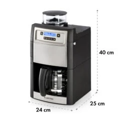 Aromatica II Kaffeemaschine, Mahlwerk, 1,25 L, Silber -kitchentools Verkäufe 10032872 yy 0011 logo Klarstein Aromatica II Kaffeemaschine silber