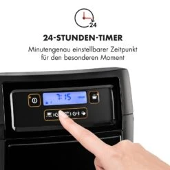 Aromatica II Set Kaffeemaschine, Mahlwerk, 1,25 L, Schwarz -kitchentools Verkäufe 10032874 de 0005 logo