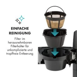 Aromatica II Set Kaffeemaschine, Mahlwerk, 1,25 L, Schwarz -kitchentools Verkäufe 10032874 de 0007 logo