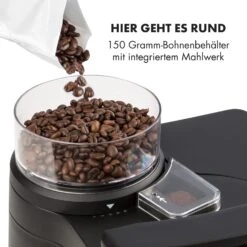 Aromatica II Set Kaffeemaschine, Mahlwerk, 1,25 L, Schwarz -kitchentools Verkäufe 10032874 de 0008 logo