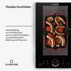 Delicatessa Slim Domino Induktionskochfeld 3500W Timer Schwarz -kitchentools Verkäufe 10033015 de 0004 usp