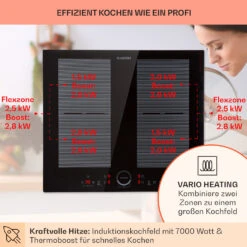 Delicatessa 60 Einbaukochfeld Induktion 4 Zonen 7000W Glaskeramik 12 Delicatessa 60 Einbaukochfeld Induktion 4 Zonen 7000W Glaskeramik -kitchentools Verkäufe 10033021 de 0003 usp