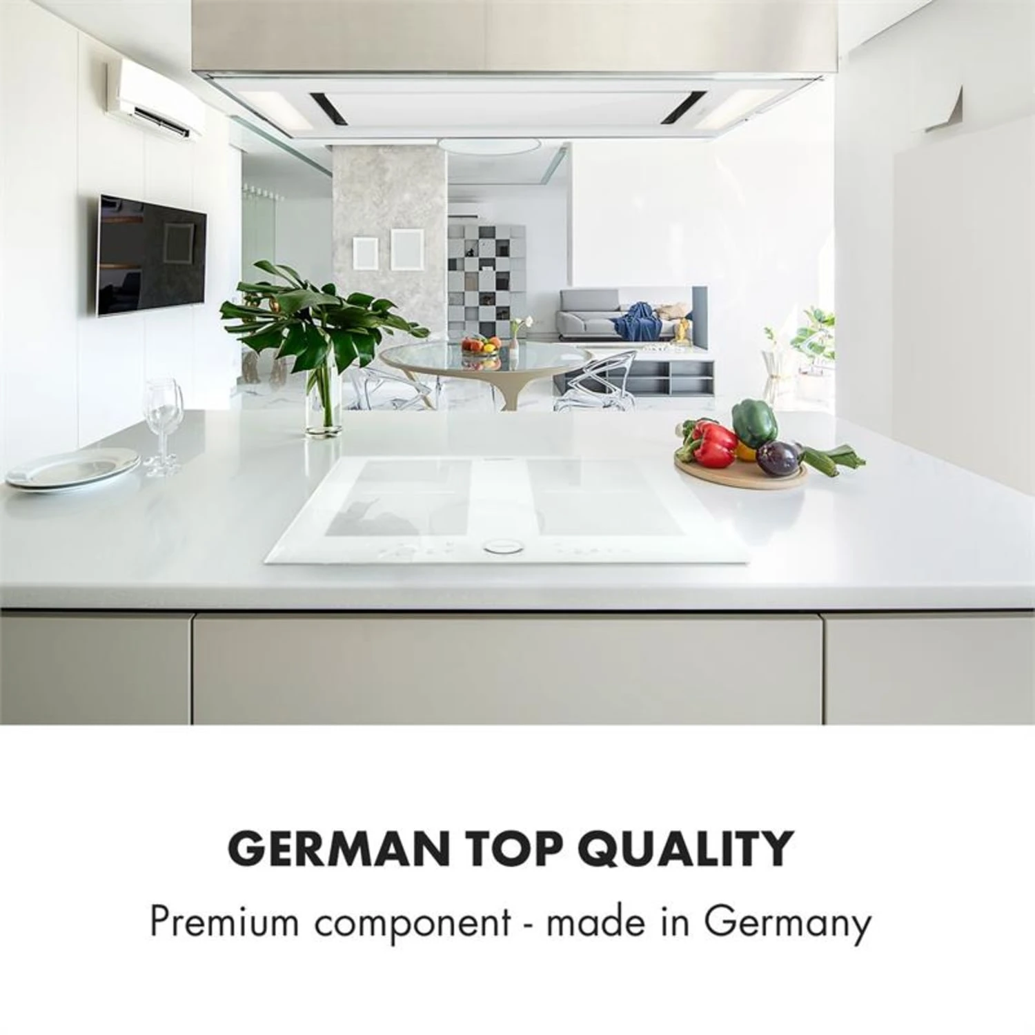 Delicatessa 60 Induktionskochfeld 4 Zonen 7000W Timer Weiß 10 Delicatessa 60 Induktionskochfeld 4 Zonen 7000W Timer Weiß - Image 8