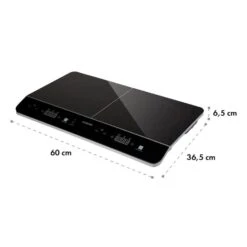 VariCook Neo Induktions-Doppelkochfeld 3500W SenseControl Glaskeramik -kitchentools Verkäufe 10033036 yy 0009 logo Klarstein VariCook Neo Induktions Doppelkochfeld