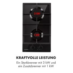 Ignito Domino Gaskochfeld 2-flammig Sabaf-Brenner Glaskeramik Schwarz 16 Ignito Domino Gaskochfeld 2-flammig Sabaf-Brenner Glaskeramik Schwarz -kitchentools Verkäufe 10033131 de 0006 logo