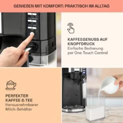 Baristomat 2-in-1-Heißgetränkeautomat Kaffee Tee Milchschaum -kitchentools Verkäufe 10033138 de 0003 usp