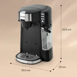Baristomat 2-in-1-Heißgetränkeautomat Kaffee Tee Milchschaum -kitchentools Verkäufe 10033138 yy 0008 dimensions