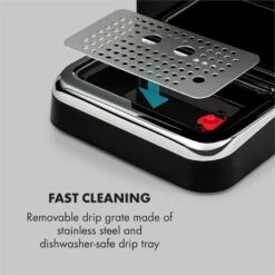 Espressionata Gusto Espressomaschine 1100W 15 Bar Druck Schwarz -kitchentools Verkäufe 10033209 yy 0006 logo Klarstein Espressionata Gusto Espressomaschine