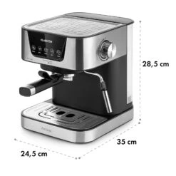 Arabica Espressomaschine 1050W 15 Bar 1,5l Touch-Bedienfeld Edelstahl -kitchentools Verkäufe 10033729 yy 0011 dimensions