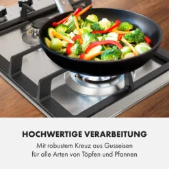 Ignito Domino Gaskochfeld 2-flammig Sabaf-Brenner Edelstahl Silber -kitchentools Verkäufe 10034108 de 0007 logo