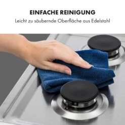 Ignito 5 Zonen Gaskochfeld 5-flammig Sabaf-Brenner Edelstahl Silber -kitchentools Verkäufe 10034111 de 0008 logo