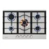 Ignito 5 Zonen Gaskochfeld 5-flammig Sabaf-Brenner Edelstahl Silber -kitchentools Verkäufe 10034111 yy 0001 titel
