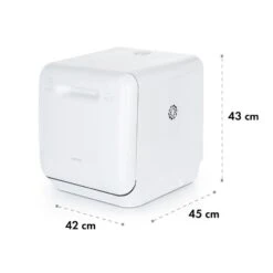 Aquatica Geschirrspüler Freistehend Installationsfrei 2 Gedecke 860W 22 Aquatica Geschirrspüler Freistehend Installationsfrei 2 Gedecke 860W -kitchentools Verkäufe 10034126 yy 0010 logo Klarstein Aquatica Geschirrspueler weiss