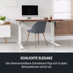 Multidesk Höhenverstellbarer Schreibtisch Manuell 73-123 Cm Höhe Weiß -kitchentools Verkäufe 10034481 de 0002 logo