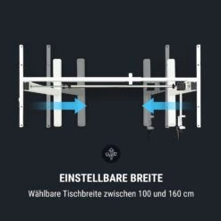 Multidesk Höhenverstellbarer Schreibtisch Manuell 73-123 Cm Höhe Weiß -kitchentools Verkäufe 10034481 de 0005 logo