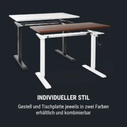 Multidesk Höhenverstellbarer Schreibtisch Manuell 73-123 Cm Höhe Weiß -kitchentools Verkäufe 10034481 de 0008 logo