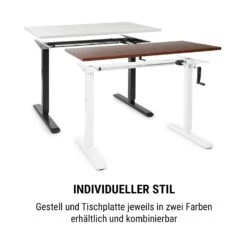 Multidesk Höhenverstellbarer Schreibtisch Manuell 73-123 Cm Höhe -kitchentools Verkäufe 10034483 de 0008 logo