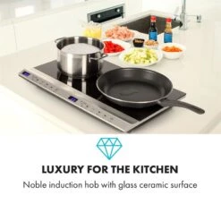 Cucinata Induktionskochfeld 3100W 10 Leistungsstufen 200-1300W -kitchentools Verkäufe 10034503 yy 0002 logo Klarstein Cucinata Induktionskochfeld 3100 W