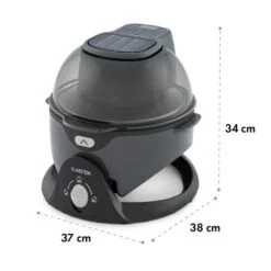 VitAir Pommesmaster Heißluftfritteuse 360° 1400W 50-240°C Timer -kitchentools Verkäufe 10034529 yy 0011 logo Klarstein VitAir Swing Heissluftfritteuse schwarz