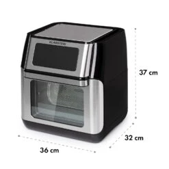 AeroVital Fry Heißluftfritteuse 1500W 10l Timer 9 Programme -kitchentools Verkäufe 10034575 yy 0011 dimensions