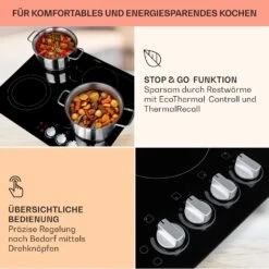 EasyCook Keramikkochfeld 6100W Drehregler Schwarz 14 EasyCook Keramikkochfeld 6100W Drehregler Schwarz -kitchentools Verkäufe 10034604 de 0004 usp