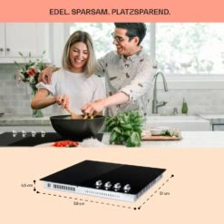 EasyCook Keramikkochfeld 6100W Drehregler Schwarz 16 EasyCook Keramikkochfeld 6100W Drehregler Schwarz -kitchentools Verkäufe 10034604 de 0006 usp