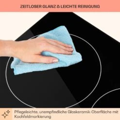 EasyCook Keramikkochfeld 6100W Drehregler Schwarz 18 EasyCook Keramikkochfeld 6100W Drehregler Schwarz -kitchentools Verkäufe 10034604 de 0008 usp