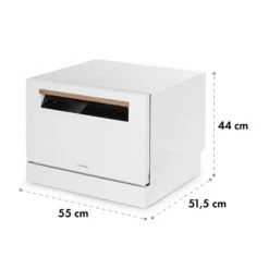 Lagoona Geschirrspülmaschine 1380W 6,5L 6 Gedecke Touch -kitchentools Verkäufe 10034631 yy 0011 logo Klarstein Lagoona Geschirrspuelmaschine weiss