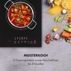 Cook N Roll Induktionskochfeld 2000W Timer 10 Stufen Bratenthermometer -kitchentools Verkäufe 10034708 de 0008 logo