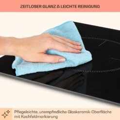 Kochheld Doppel-Induktionskochfeld 2900W Dreh-Regler Glas Schwarz -kitchentools Verkäufe 10034946 de 0008 usp
