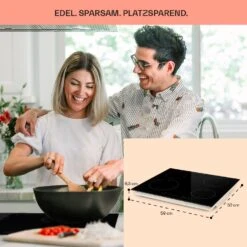 Virtuosa EcoAdapt Induktionskochfeld 4 Zonen 7200W Glas Schwarz -kitchentools Verkäufe 10034948 de 0006 usp