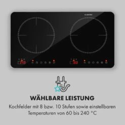 Cookio Kochfeld Induktion Freistehend 3500 W Bis 240 °C Glaskeramik -kitchentools Verkäufe 10034949 de 0004 logo